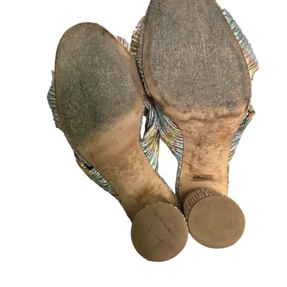 Loeffler Randall Penny Pleated Bow Heels sz 8 - Picture 10 of 12